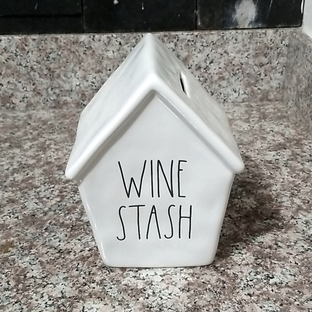Wine stash Rae Dunn